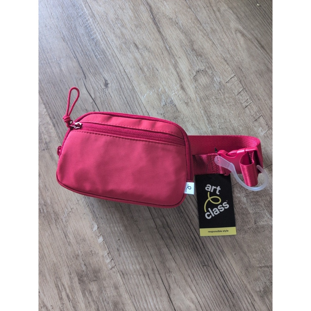 Girls' Belt Crossbody Bag Fanny‎ Pack Adjustable Strap - Art Class [[Red]] NWT
